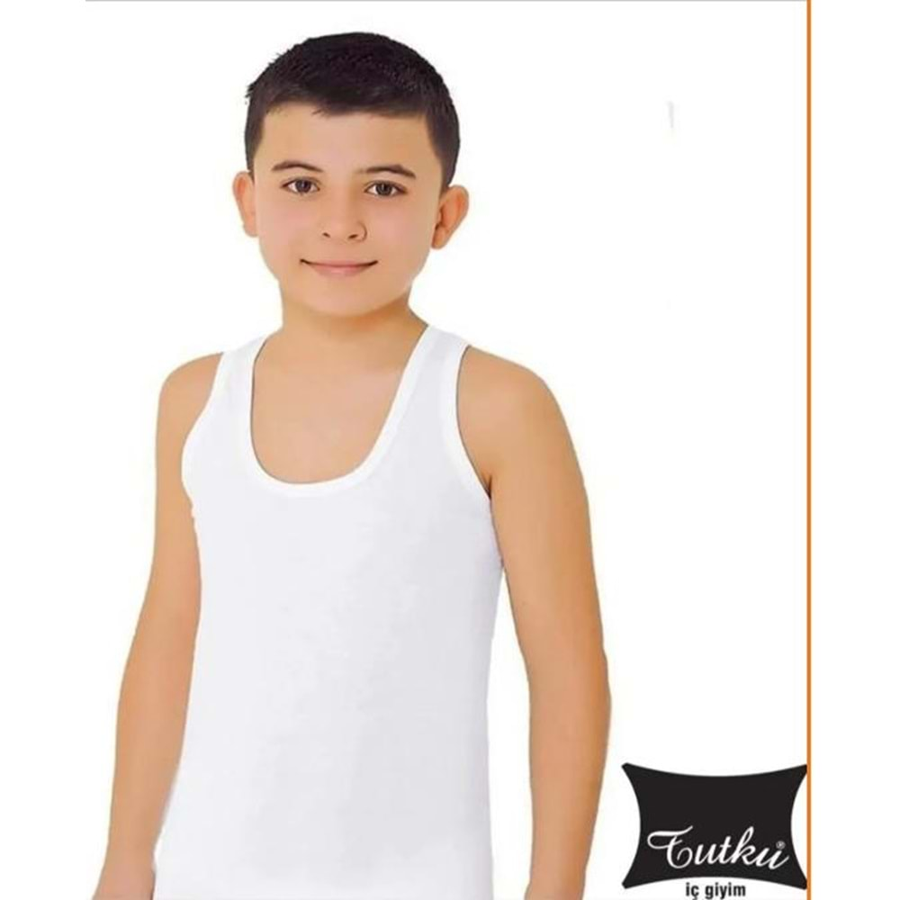 TUTKU 0124 ÇOÇUK PENYE ATLET - BEYAZ - 9 - 10 YAŞ